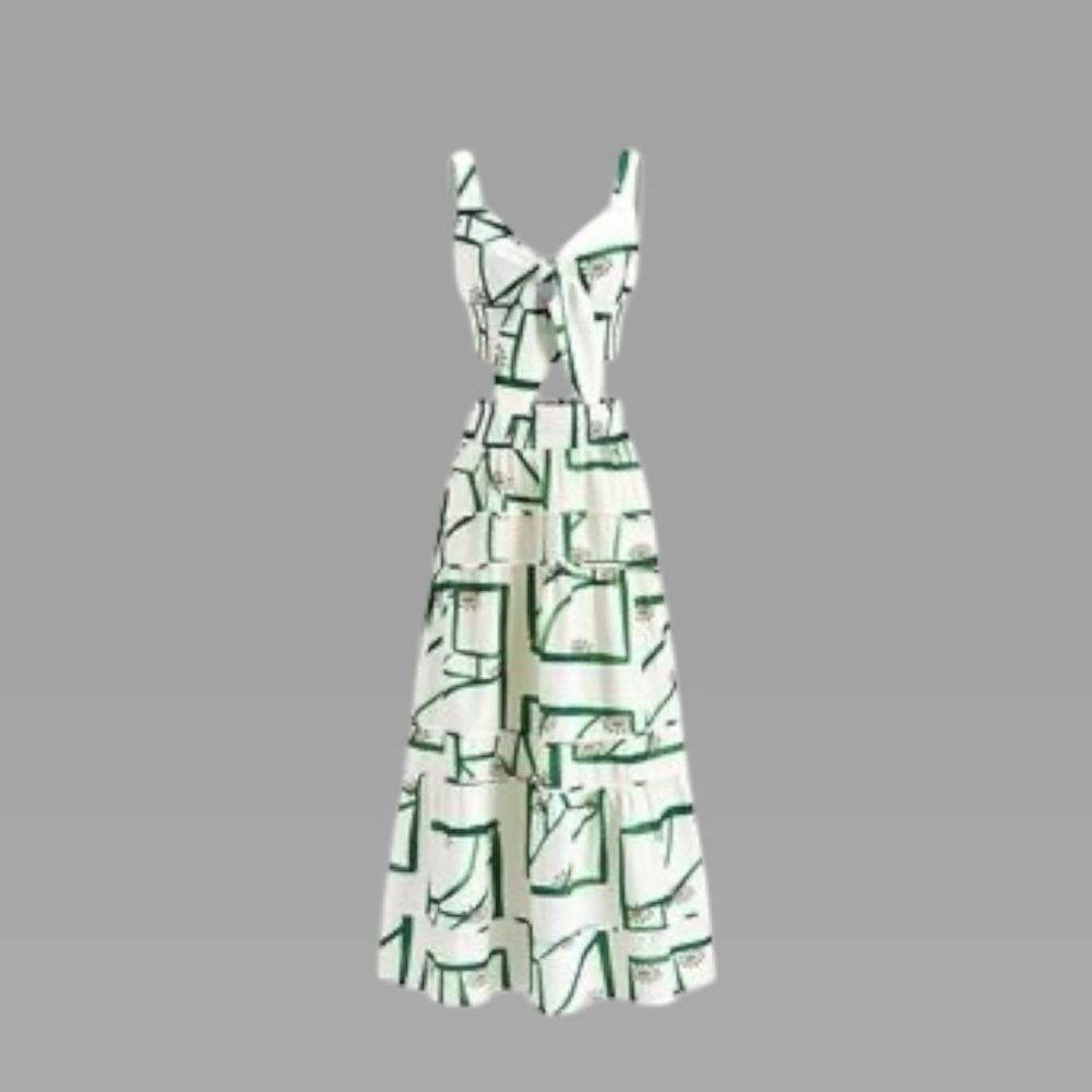 Commense SET Front Tie Cami & Tiered Skirt - Picture 7 of 11
